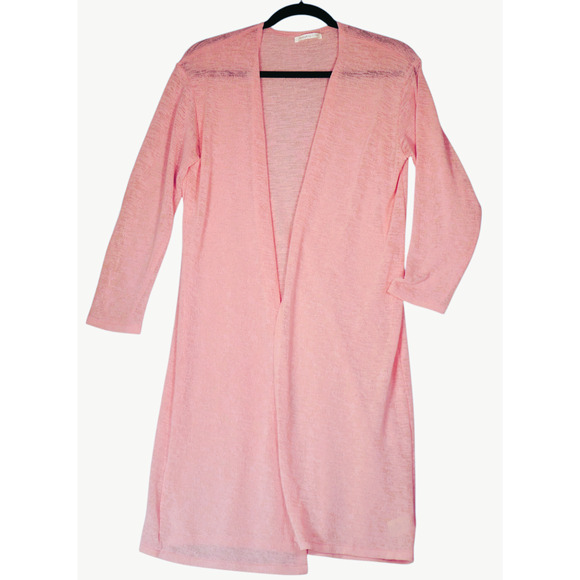 Do Everything in Love Sheer Tunic Cardigan Sweater Womens S or M Light Beachy - Picture 2 of 9